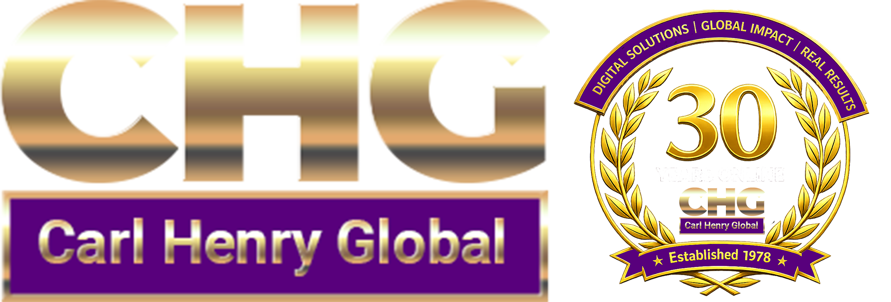 2022 LOGO Carl Henry Global GOLD Embossed 500x173